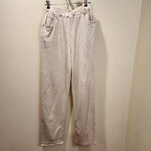 ESCADA SPORT Ivory Classic Fit 100% cotton pant size 38